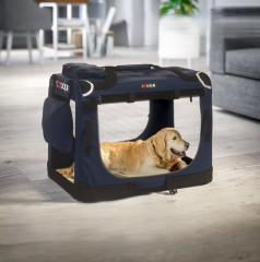 Přepravní box pro psy XL 82x58x58cm |modrá č.1