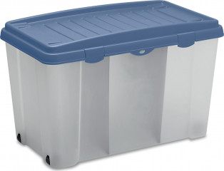 Úložný box s kolečky 80x47x51cm | Modrá