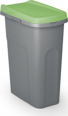 Odpadkový koš 25L | šedozelený č.1