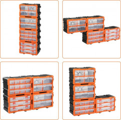 Box na drobné díly | 72 přihrádek