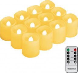 LED svíčky 12ks s dálkovým ovládáním č.1