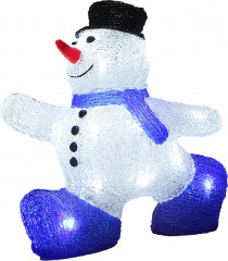 LED figurka vánočního sněhuláka velikosti M č.1