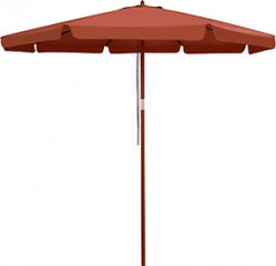 Slunečník Ø330cm UV ochrana 80+ | terrakota č.1