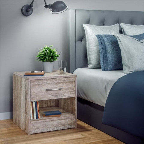 Noční stolek Kiel sada 2 kusů 41x39x28cm | dub č.2
