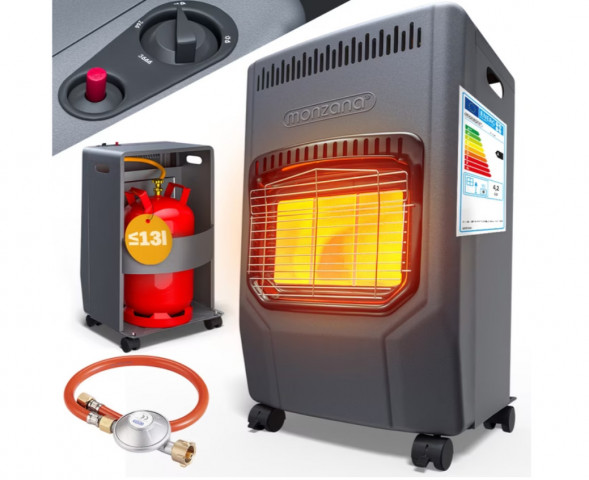 Plynový ohřívač 72x38x42cm 4200W č.3