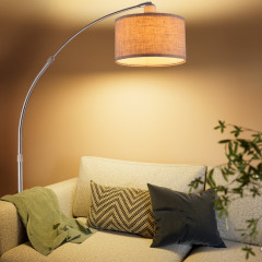 Designová oblouková lampa 150-175cm | šedá č.1