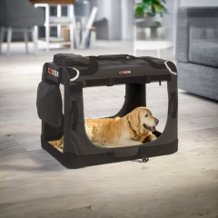 Přepravní box pro psy L 70x52x50cm | antracit