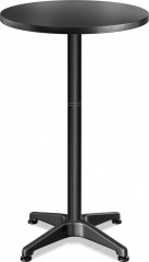 Skládací barový stůl Ø60 cm | černý č.1