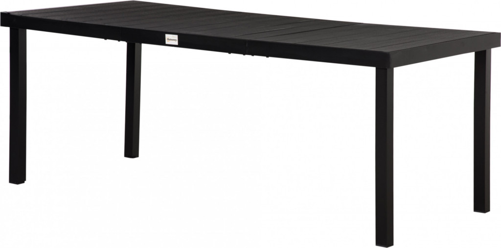 Zahradní jídelní stůl pro 8 osob | černý