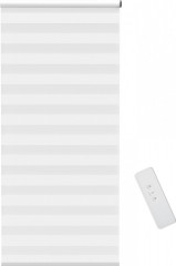 Elektrická dvojitá roleta s dálkovým ovládáním, 80x180 cm | bílá č.1