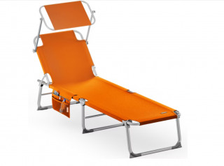 Lehátko Ibiza se stříškou |oranžová č.1
