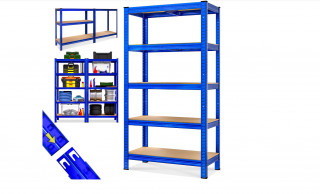 Regál pro vysoké zatížení 180x90x40cm 875kg | modrá č.1