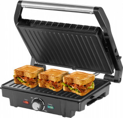 Kompaktní gril 1600W | stříbrná