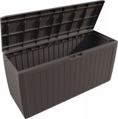 Úložný box Board Plus Brown s kolečky 290 l | hnědá