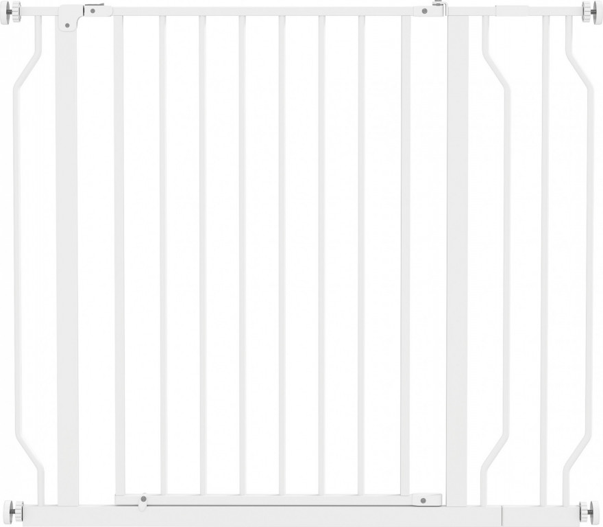 Nastavitelná zábrana do dveří nebo na schodiště 75-95 cm | bílá