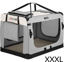 Přepravní taška pro psa XXXL 101x69x70cm | šedá č.1