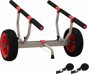 Vozík na přepravu kajaku | červený + černý č.1