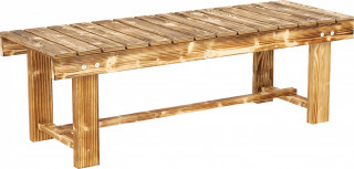 Zahradní lavice 110 x 38 x 35 cm | hnědá č.1