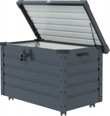 Zahradní box na kolečkách 100 x 62 x 65 cm | tmavě šedý
