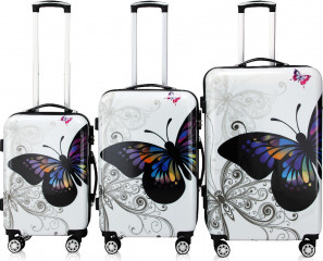 3dílná sada kufrů Butterfly č.1