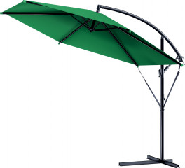 Konzolový slunečník Ø300cm UV ochrana 50+| zelená č.1