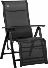 Zahradní lehátko 70x65x111 cm | černé č.1