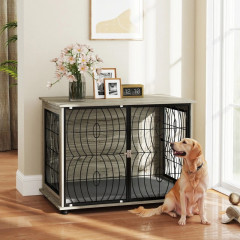 Box pro velké psy, 100 x 60 x 73,5 cm | šedý č.1