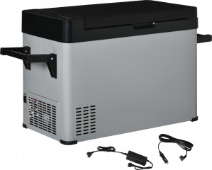 Chladicí box do auta 50L | šedý + černý č.1