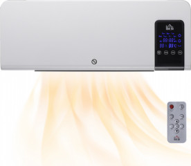 Nástěnné topné těleso s ventilátorem | bílé