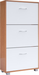 Botník 115x60x24cm |buk/bílý