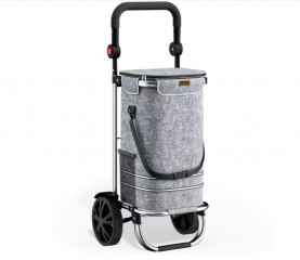 Nákupní vozík 56L 31x24x54cm | šedý č.1