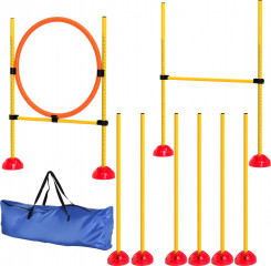 Agility překážky pro psy | oranžové + žluté