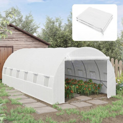 Náhradní fólie na zahradní fóliovník 6x3x2m | bílá č.1