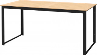 Zahradní stůl 160x80x75 cm | teak + černý č.1