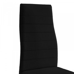 Jídelní židle New York 4 ks | černá č.3