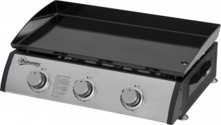 Plynový gril 63 x 48 x 21 cm | černý + stříbrný
