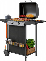 Plynový gril 107 x 54 x 96 cm | černý