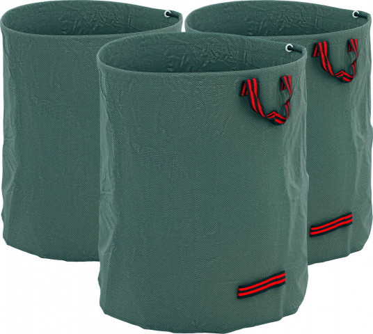 Zahradní pytle 3x300 litrů | zelené č.6