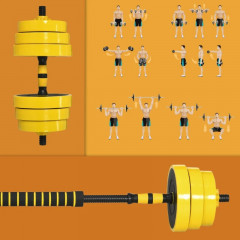Nastavitelná ergonomická sada činek 3 v1 | žluté a černé č.3