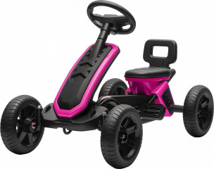 Motokára s protiskluzovými koly | růžová č.1