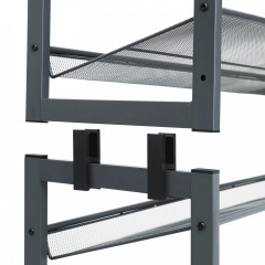 Variabilní organizér na boty 92,5 x 30,7 x 163,5 cm | šedý č.3