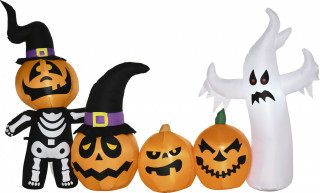 Nafukovací halloweenská dekorace, duch 130 cm | vícebarevná č.1