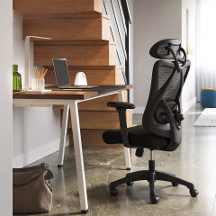 Ergonomická kancelářská židle 68 x 66 x (114 -123,5) cm | černá