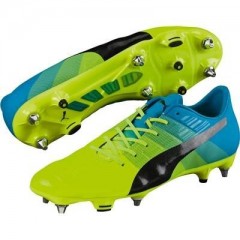 Kopačky Mixy Puma evoPOWER 1.3 Mixed SG 10352501 | Yellow | velikost 46,5 (US 12,5 / UK 11,5)