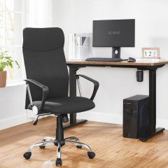Kancelářská ergonomická otočná židle | černá č.2