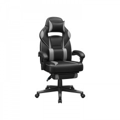 Ergonomická herní židle | černá + šedá