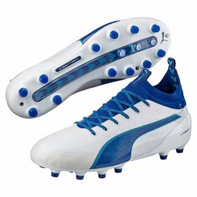 Puma Kopačky lisovky Puma evoTOUCH 1 PRO AG 10374802 | Whitte | velikost 42 (US 9 / UK 8)