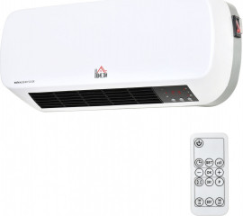 Nástěnné topné těleso s ventilátorem | bílé + černé č.1
