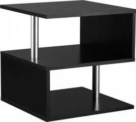 Odkládací konferenční stolek 50 x 50 x 50 cm | černý č.1