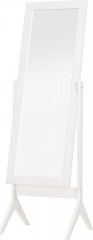 Elegantní stojací zrcadlo 47 x 46 x 148 cm | bílé